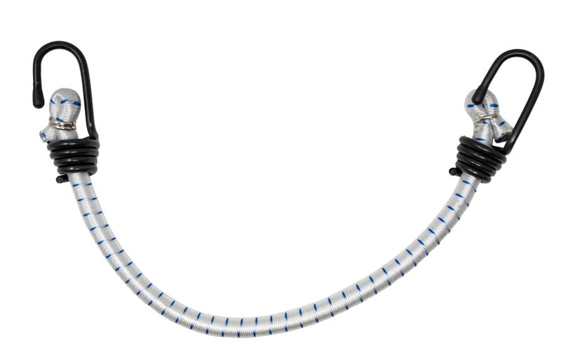 Kotap VBC-18WHT Heavy Duty Durable Multi-Use Bungee Cords with Hooks, 18-Inch, White (10-Pack) - Image 4